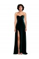 Best Sleeveless Low Back Sweep Train Sweetheart A-Line Semi Formal Evening Dress UK