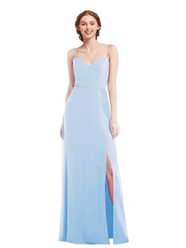 Best Sleeveless Long V-Neck A-Line Maxi Evening Dresses UK