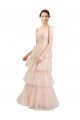 Best Sleeveless Long V-Neck A-Line Semi Formal Evening Dress UK
