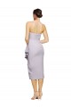 Best Sleeveless Low Back Cocktail Length Strapless Sheath Evening Dress UK