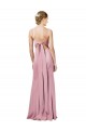 Best Sleeveless Low Back Long Square Neck Sheath Evening Dresses UK