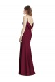 Best Sleeveless Open Back Long Bateau Neck Trumpet Semi Formal Evening Dress UK