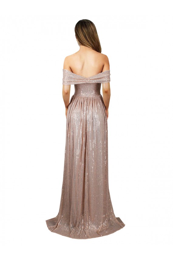 Best Sleeveless Long Strapless A-Line Sexy Evening Dress UK