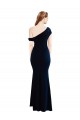 Best Sleeveless Long One Shoulder Mermaid Evening Dress UK