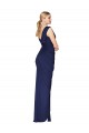 Best Sleeveless V-Back Long High Neck Mermaid Soft Chiffon Sexy Evening Dress UK