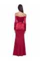 Best Long Sleeves Long Sweetheart Sheath Evening Dress UK
