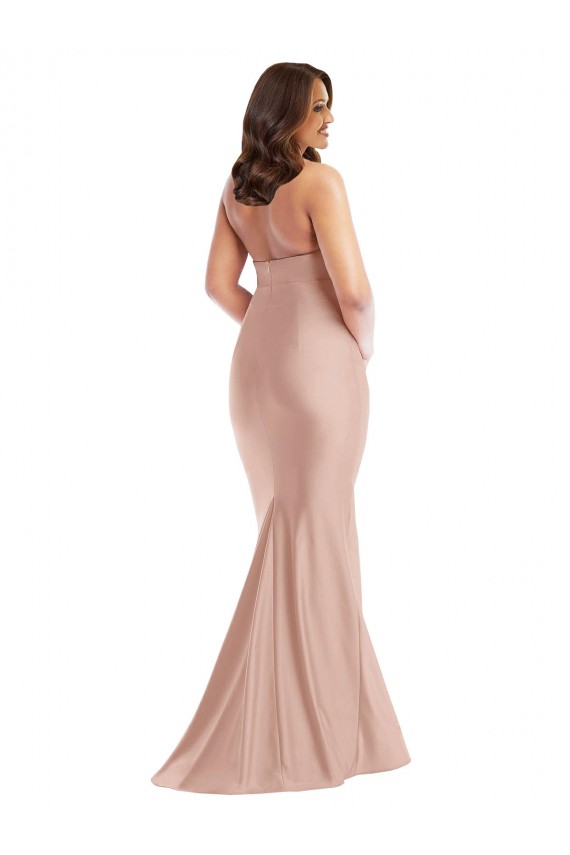 Best Sleeveless Open Back Long Halter Neck Mermaid Plus Size Evening Dress UK