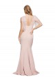 Best Sleeveless Low Back Long Sweetheart Sheath Mauve Evening Dress UK
