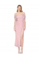 Best Cold Shoulder Knee Length High Neck Mermaid Evening Dress UK
