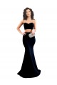 Best Sleeveless Low Back Long High Neck Mermaid Evening Dress UK