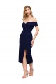 Best Sleeveless Midi Length Sweetheart Mermaid Wedding Guest Dress UK