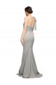 Best Sleeveless Low Back Sweep Train Sweetheart Mermaid Evening Dress UK