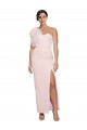 Best Sleeveless Low Back Long Sweetheart Sheath Pink Evening Dresses UK