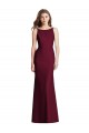 Best Sleeveless Open Back Long Bateau Neck Trumpet Semi Formal Evening Dress UK