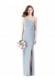 Best Sleeveless Long One Shoulder Trumpet Semi Formal Evening Dresses UK