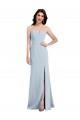 Best Sleeveless Low Back Long Strapless Trumpet Semi Formal Evening Dress UK