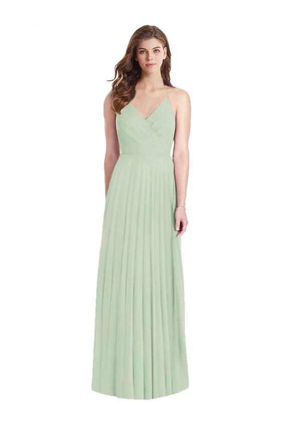 Best Cold Shoulder Long V-Neck Trumpet Maxi Evening Dress UK