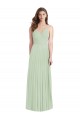 Best Cold Shoulder Long V-Neck Trumpet Maxi Evening Dress UK