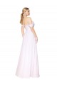 Best Sleeveless Long High Neck A-Line Soft Chiffon Evening Dress UK